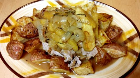 Pork Loin with Apples and Brandy in the Instant Pot